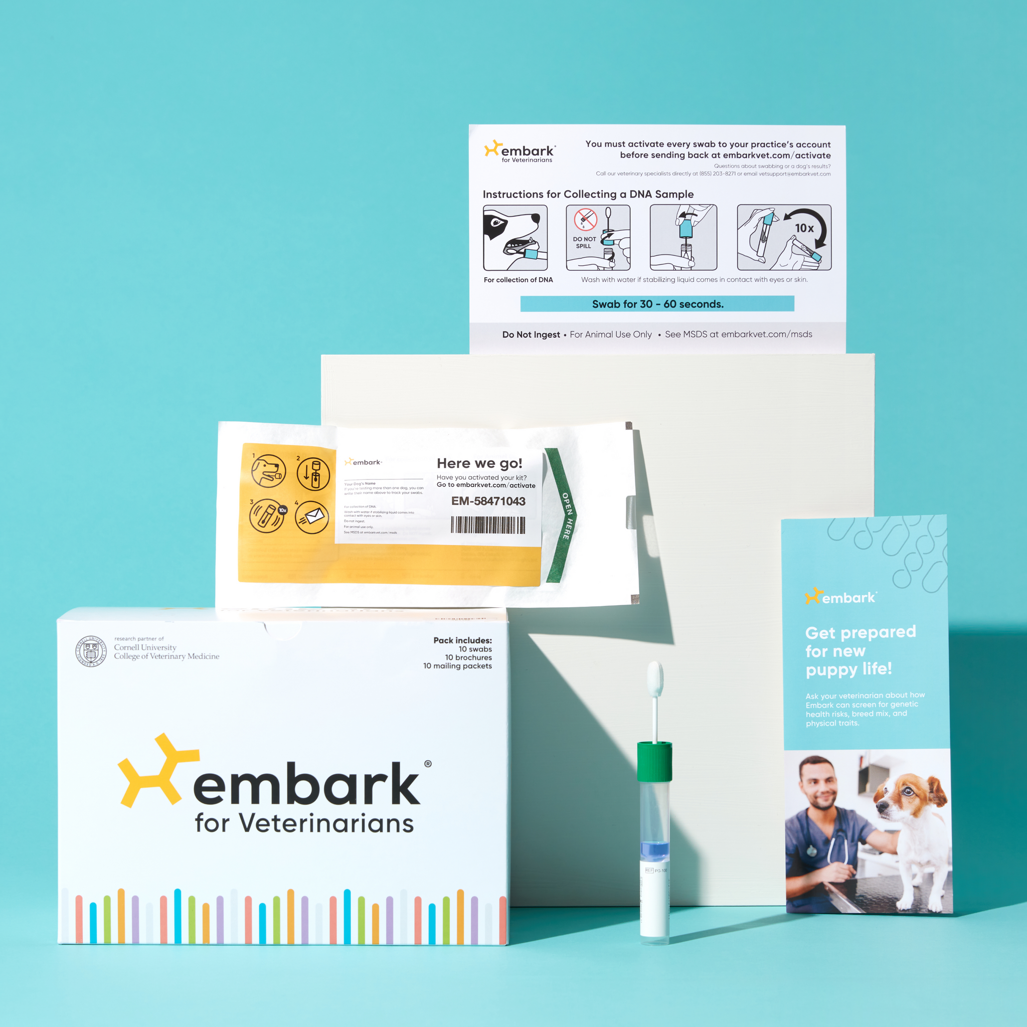 embark for veterinarians dna test