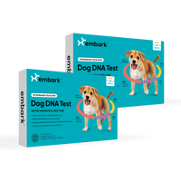 Embark Breed and Health Dog DNA Test Bundle with 2 kits