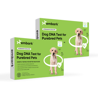 purebred dog dna test 2 pack bundle