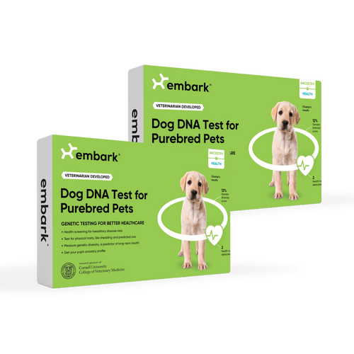 purebred dog dna test 2 pack bundle