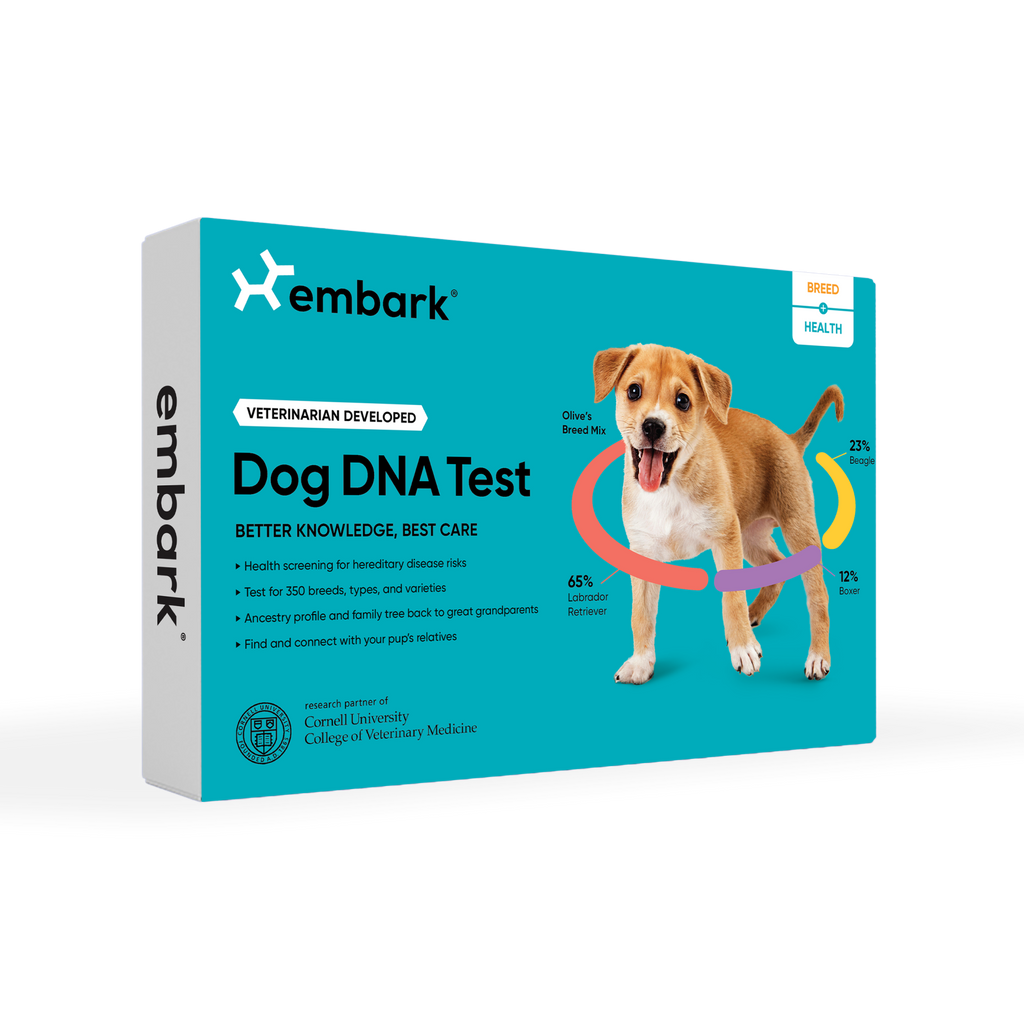 embark breed and health dog dna test box