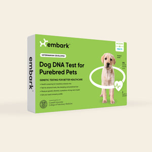embark dog dna test green packaging