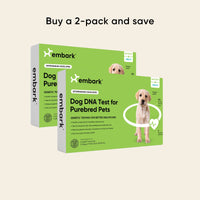 Embark Purebred Dog DNA Test Bundle with 2 kit