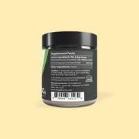 product label for probiotic and prebiotic powder